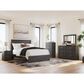 Ashley Belachime 5 Piece Queen Panel Bedroom Set in Dark Charcoal, , large