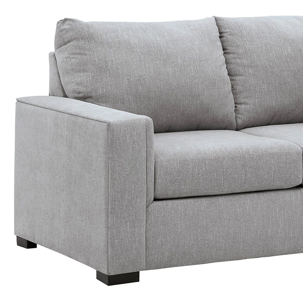 Ashley Lakepoint 2-Piece U-Shaped Sectional with Right-Facing Chaise in Nickel, , large