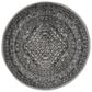 Safavieh Adirondack ADR108A-4R 4" x 4" Silver/Black Round Rug, , large