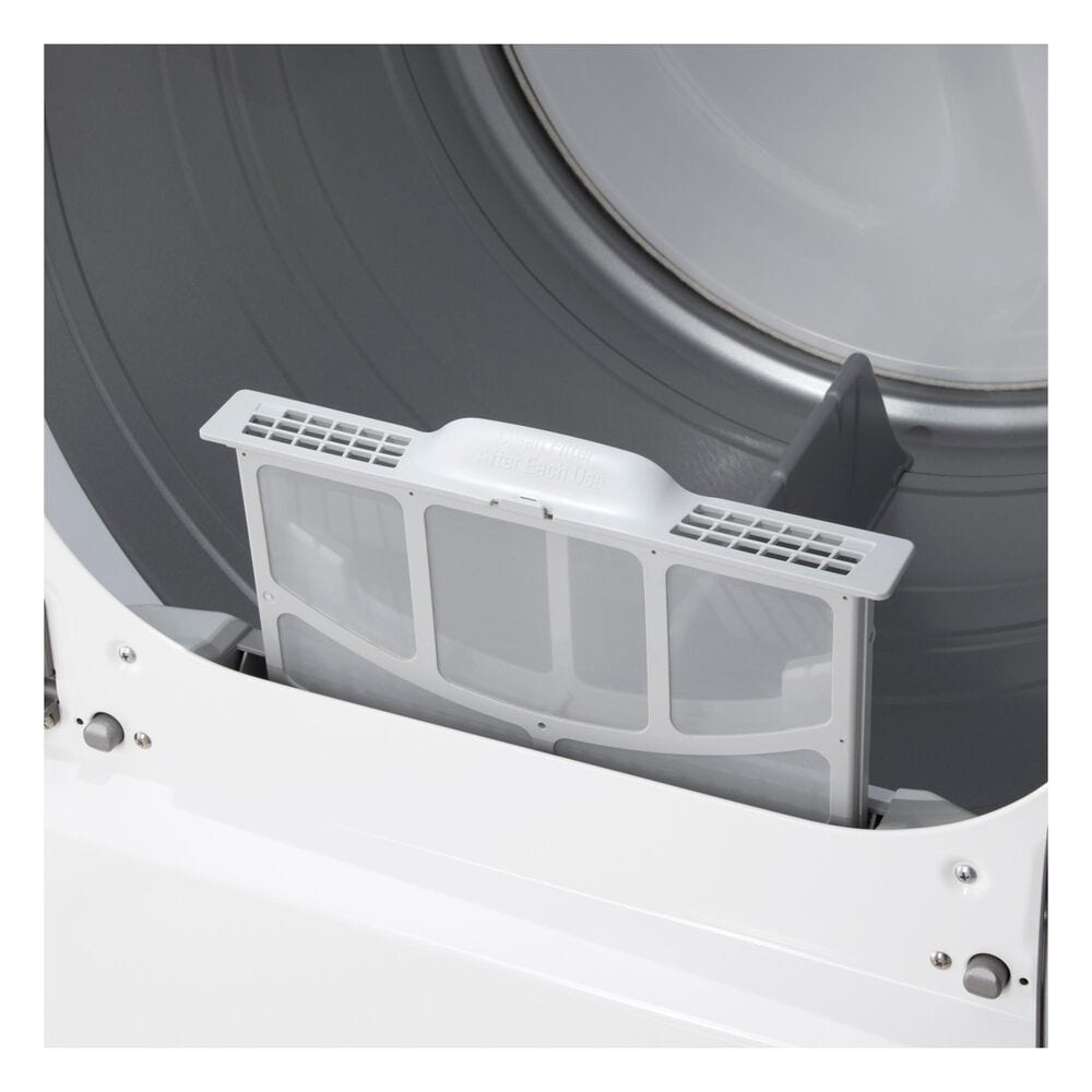 LG 7.3 Cu. Ft. Gas Dryer with AI Sensing in Alpine White, , large