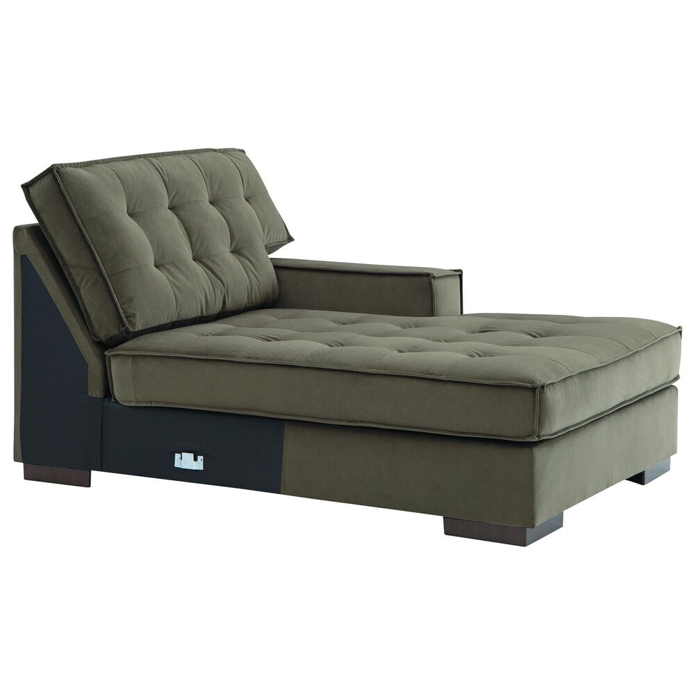 Ashley Caspian-Town 2-Piece Right Facing Sectional with Chaise in Olive, , large
