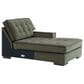 Ashley Caspian-Town 2-Piece Right Facing Sectional with Chaise in Olive, , large