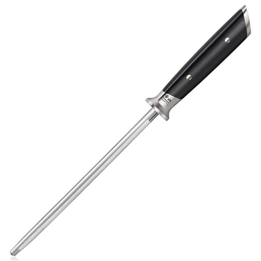 Cangshan Helena 8" Honing Steel in Black, , large