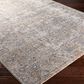 Surya Cardiff CDF-2310 Charcoal, Light Gray, Medium Gray, Camel and Blue 5" x 7"5" Area Rug, , large