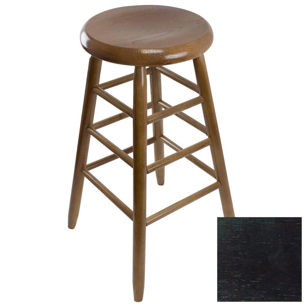 Lakeside Garland Round Barstool in Black, , large