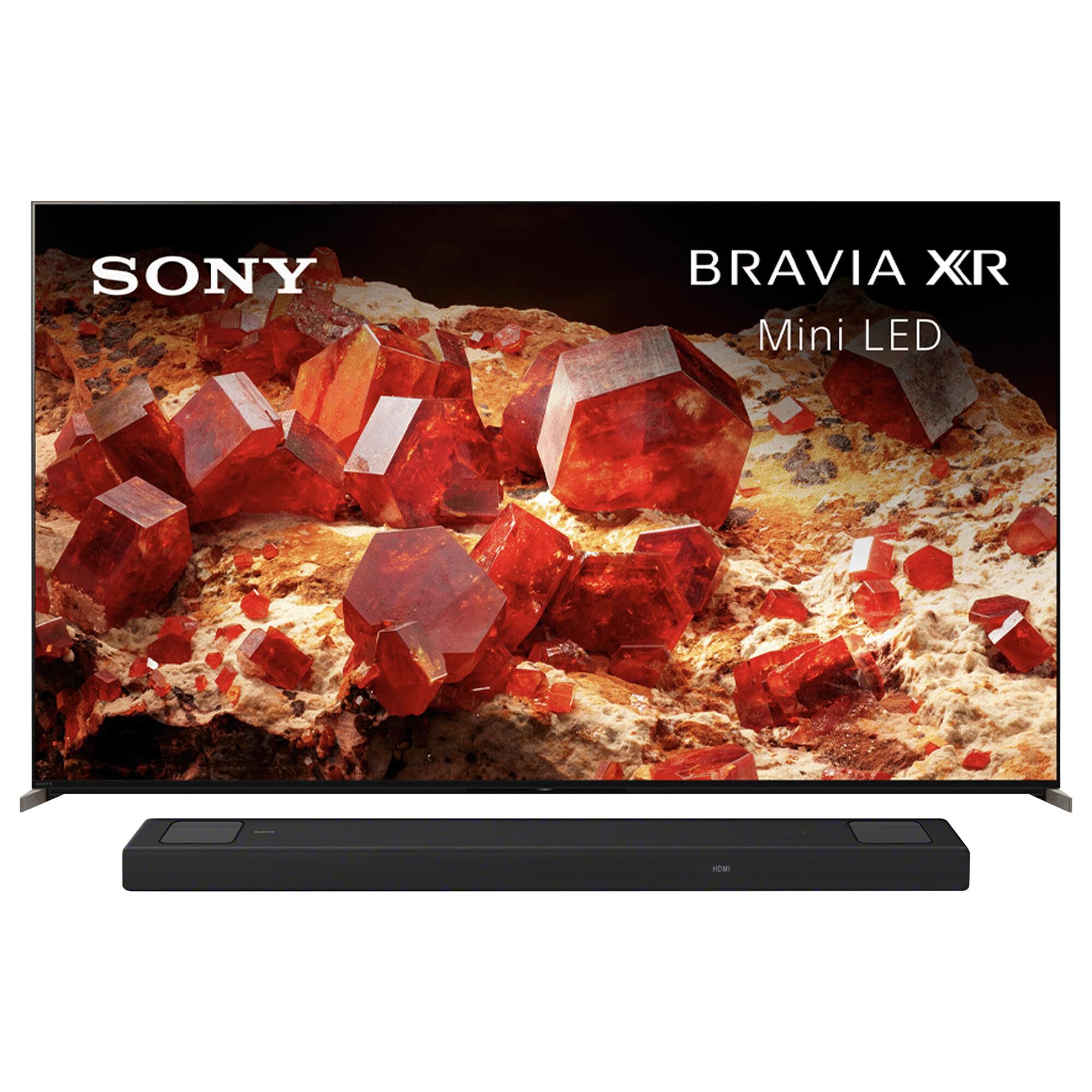 Sony led tv with soundbar on sale