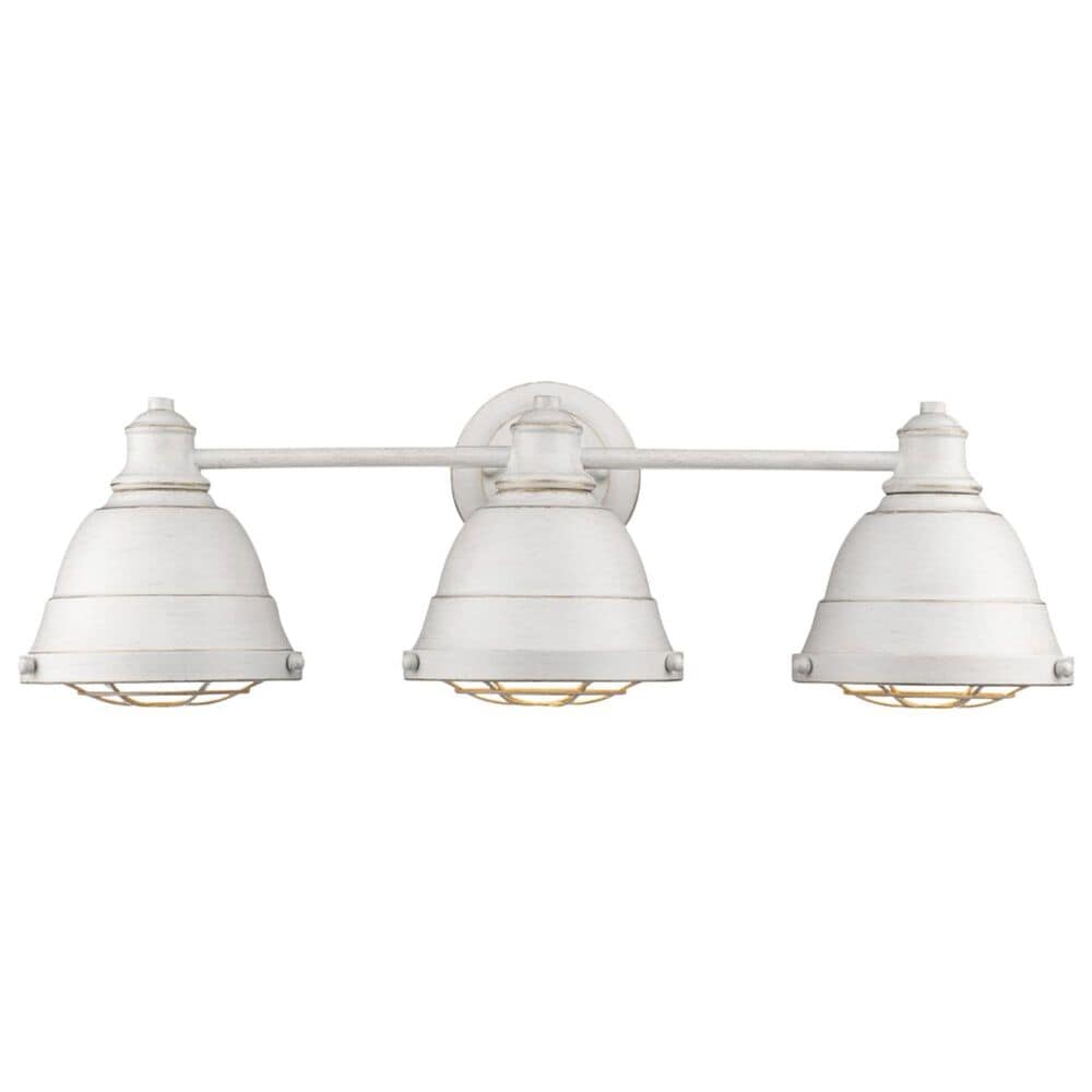 Golden Lighting Bartlett FW 3-Light Bath Vanity in French White, , large