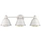 Golden Lighting Bartlett FW 3-Light Bath Vanity in French White, , large