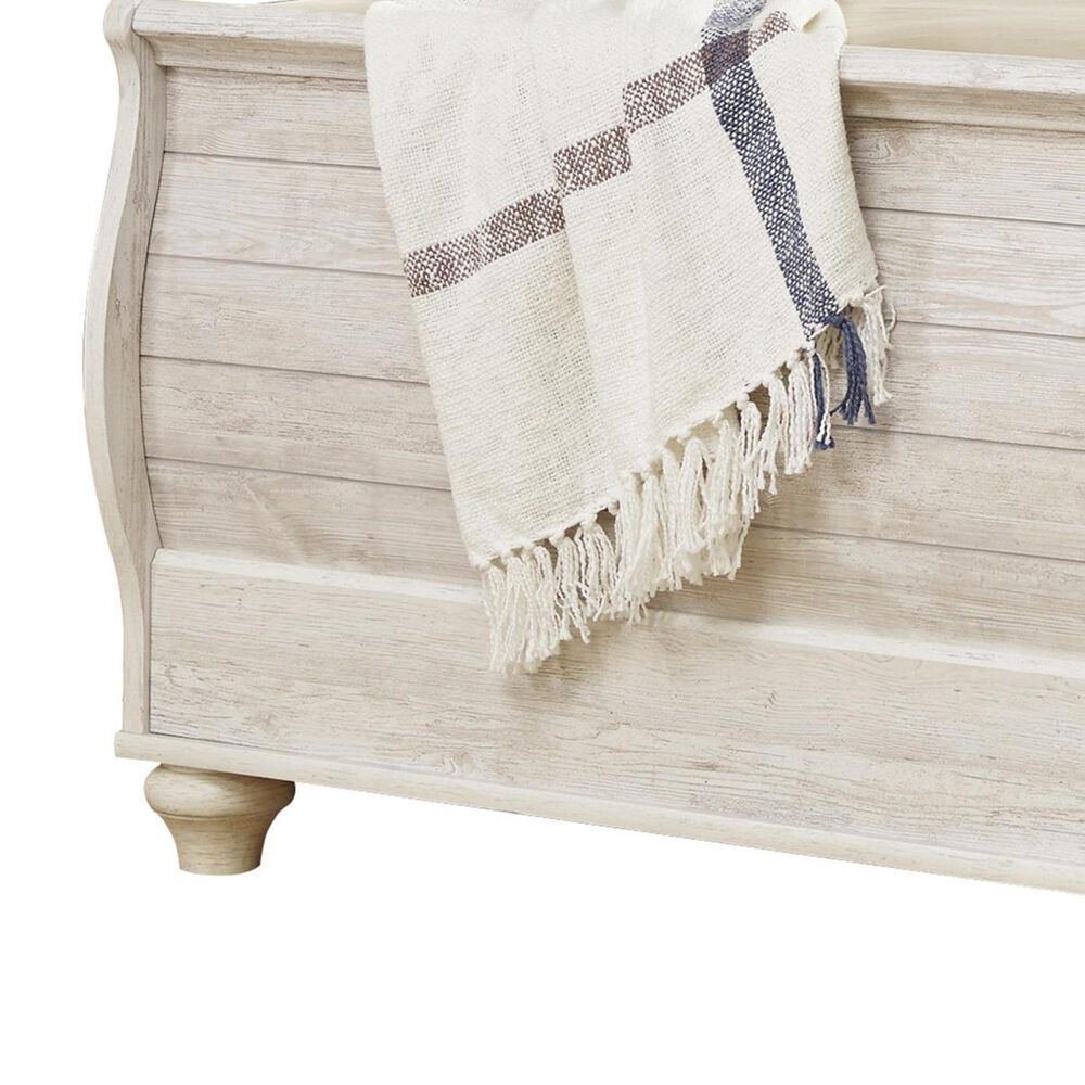 Ashley Willowton Queen Sleigh Bed in Whitewash, , large