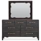 Hooker Furniture Americana 4-Piece King Bedroom Set in Black, , large