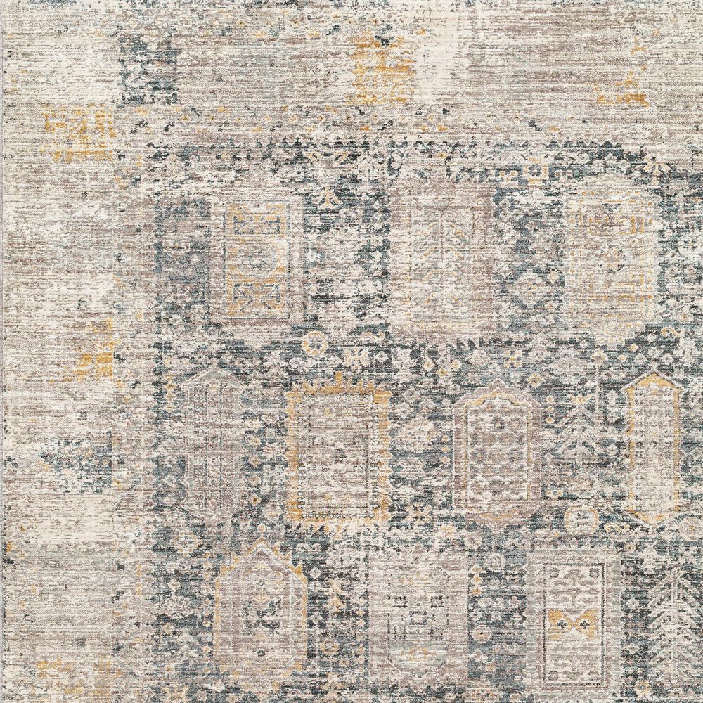 Surya Carlisle CSI2319 2&#39; x 2&#39;11&quot; Dark Brown, Medium Gray, Off-White, Olive and Dark Blue Area Rug, , large