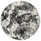 Safavieh Retro RET2141-1180 6" Round Cream and Grey Area Rug, , large
