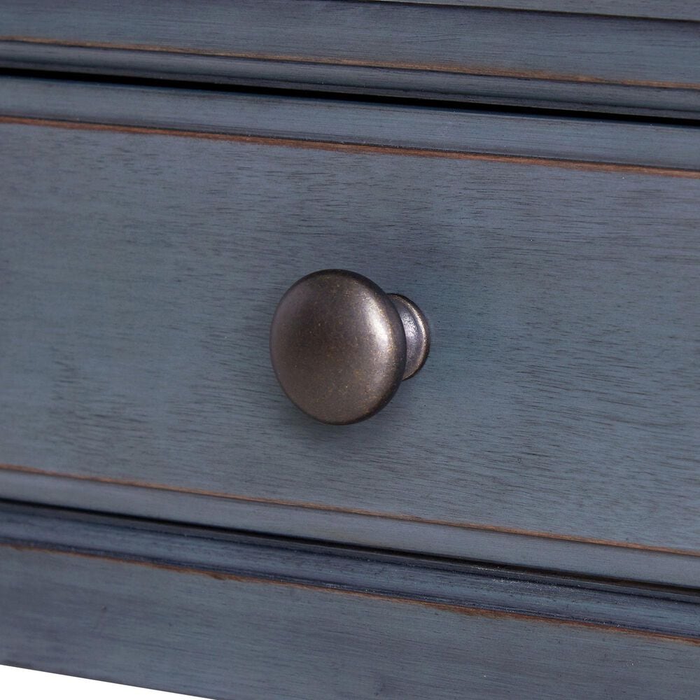 Legends Furniture Americana Executive Desk in Corduroy Blue, , large