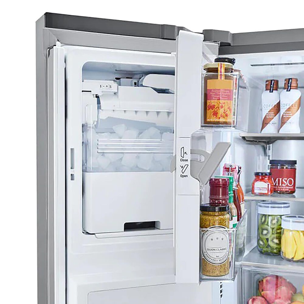 LG 2-Piece Kitchen Package with 22.3 Cu. Ft 4-Door French Door Refrigerator and Single Door Freezer in Stainless Steel, , large