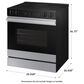 Samsung Bespoke Bespoke 6.3 Cu. Ft. Smart Slide-In Electric Range with Air Sous Vide and Air Fry in Stainless Steel, , large