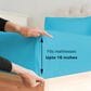 Trade Linker 3-Piece Twin/Twin XL Microfiber Sheet Set in Aqua Blue, , large