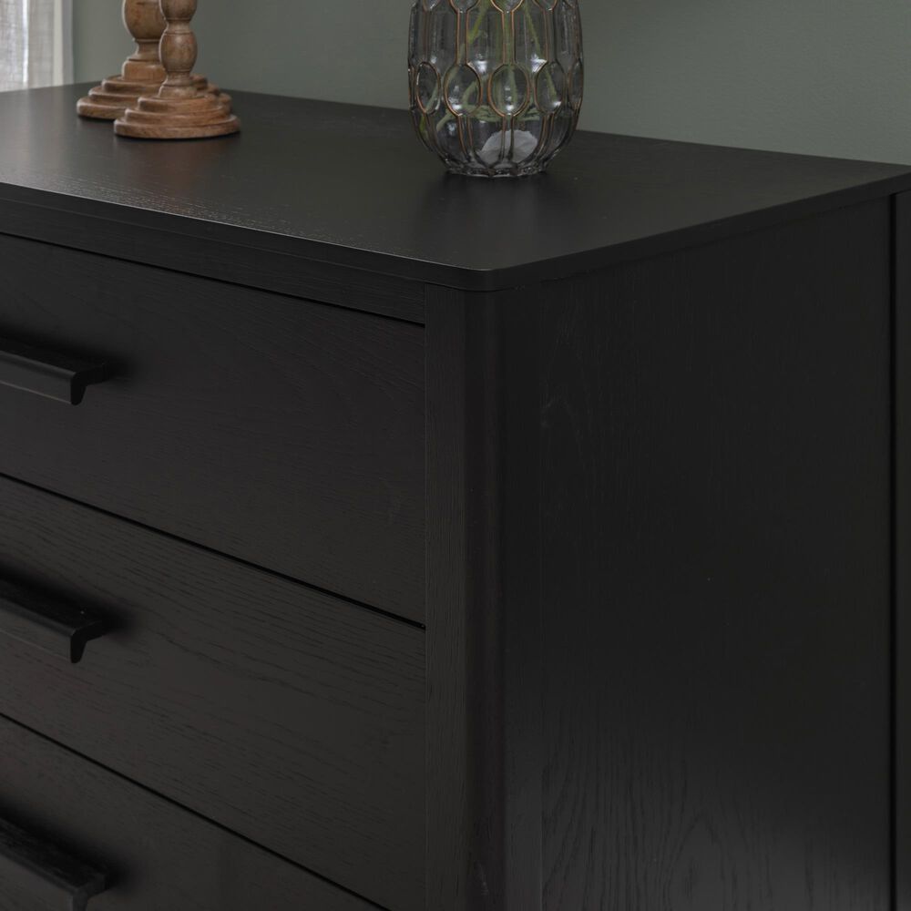 Linon Home Decor Wilcox 3-Drawer Dresser in Black, , large