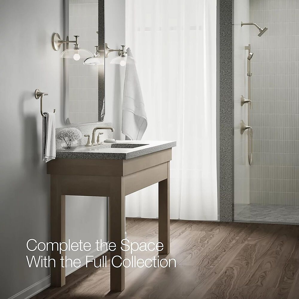 Kohler Tone Widespread Bathroom Sink Faucet in Vibrant Brushed Nickel, , large