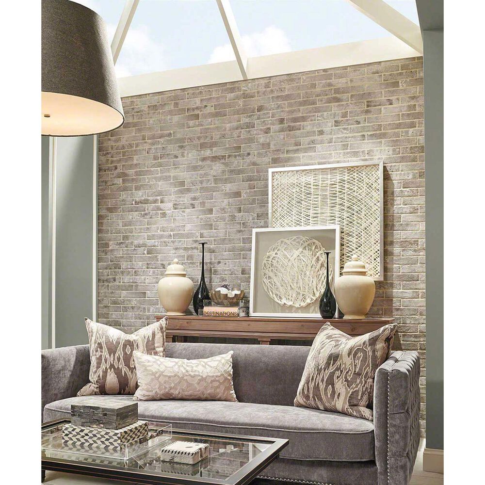 MS International Brickstone Taupe 2&quot; x 10&quot; Porcelain Tile, , large