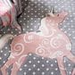 Safavieh Carousel 8" x 10" Grey, Ivory and Pink Kids Area Rug, , large