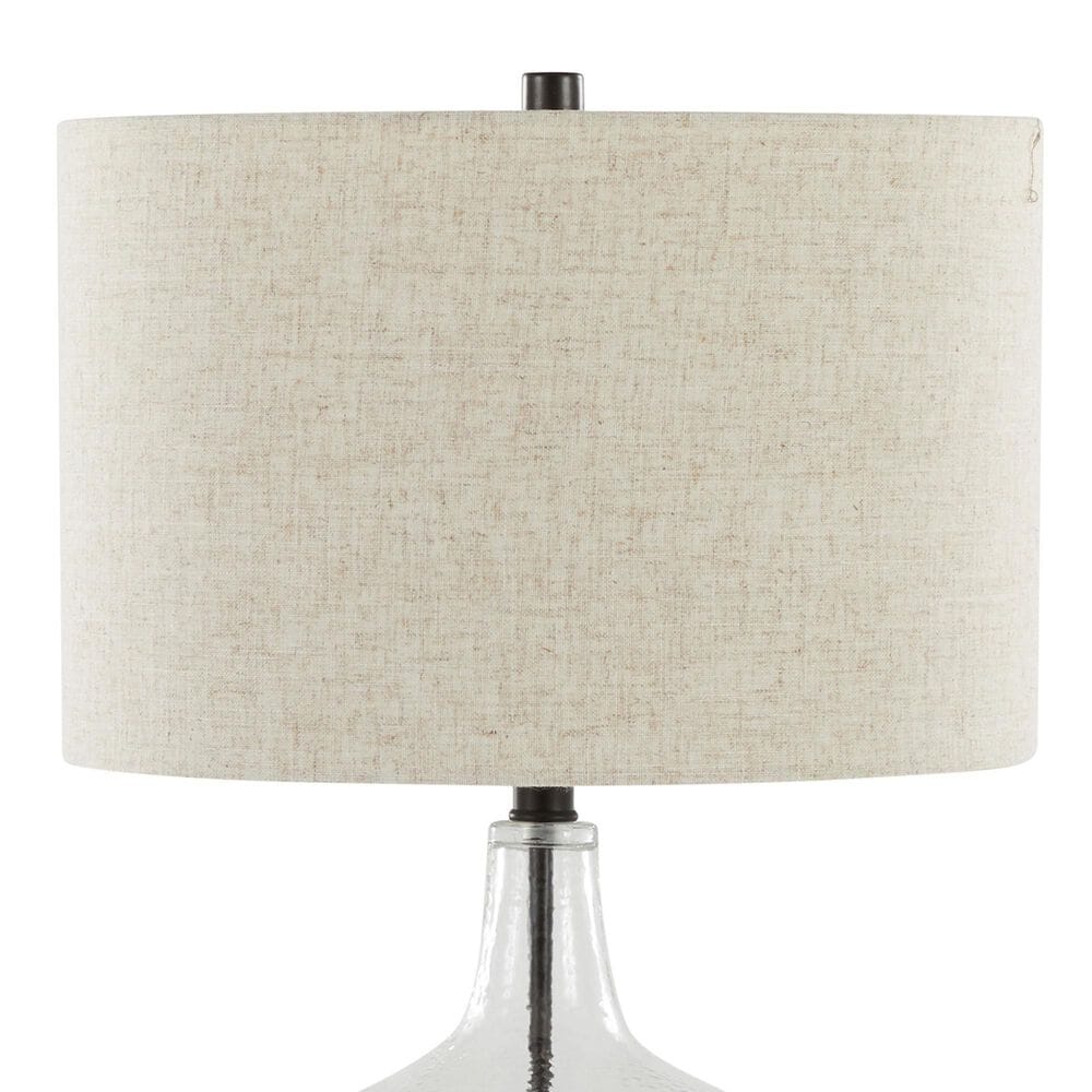 LumiSource Botella Glass Table Lamp in Clear and Oil Bronze (Set of 2), , large