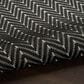 Nourison Horizon HOZ02 Black 6" x 9" Indoor/Outdoor Area Rug, , large
