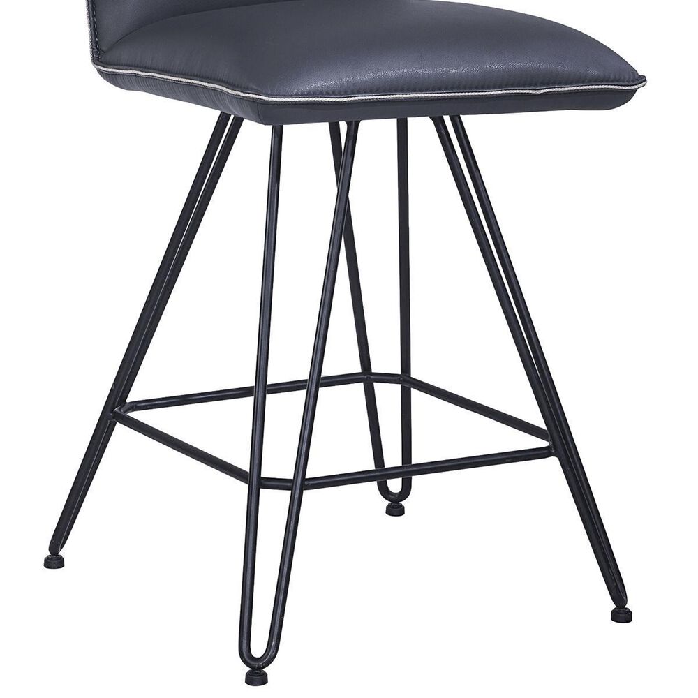 Urban Home Crossroads 24&quot; Counter Stool in Cobalt, , large