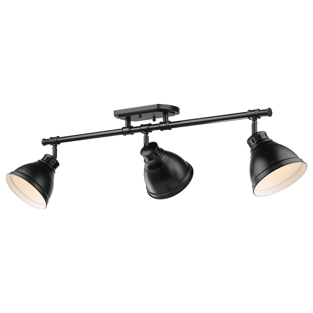 Golden Lighting Duncan Semi-Flush in Matte Black, , large