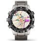 Garmin MARQ 2 Aviator AMOLED Smartwatch Grade 5 Titanium Bezel Case in Silver and Black, , large
