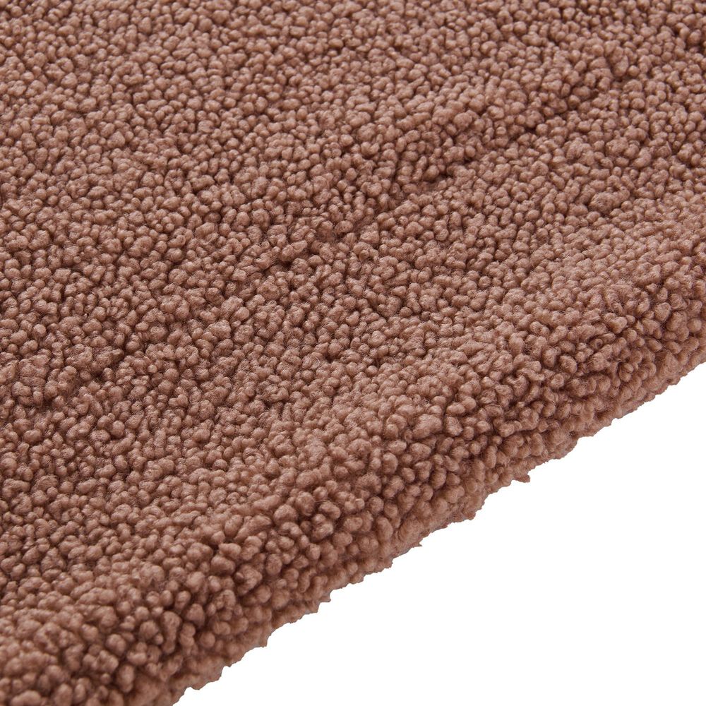 HiEnd Accents Teddy 50" x 60" Throw Blanket in Dusty Rose, , large