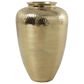 Maple and Jade 18" Decorative Vase with Hammered Top in Brushed Gold, , large