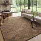 Loloi II Varena 8"6" x 11"6" Rust and Bark Area Rug, , large