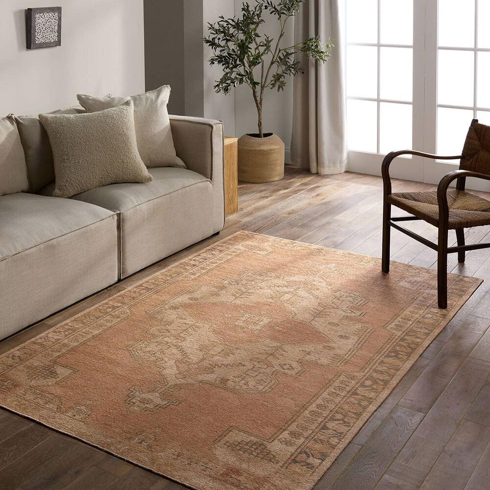 Jaipur Edage Nico 5&#39; x 8&#39; Maple Sugar, Shitake, Brush, Macchiato and Camel Area Rug, , large
