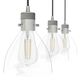 Hunter Van Nuys 3-Light Linear Cluster in Brushed Nickel, , large