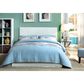 Furniture of America Tucker Queen Upholstered Bed in White, , large