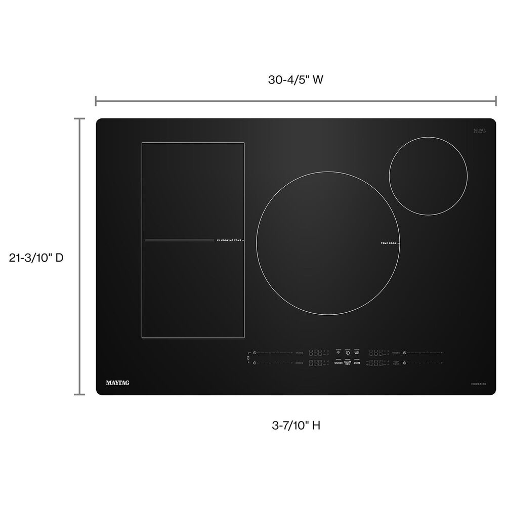 Maytag 30&quot; Induction Cooktop with Power Boost in Black, , large