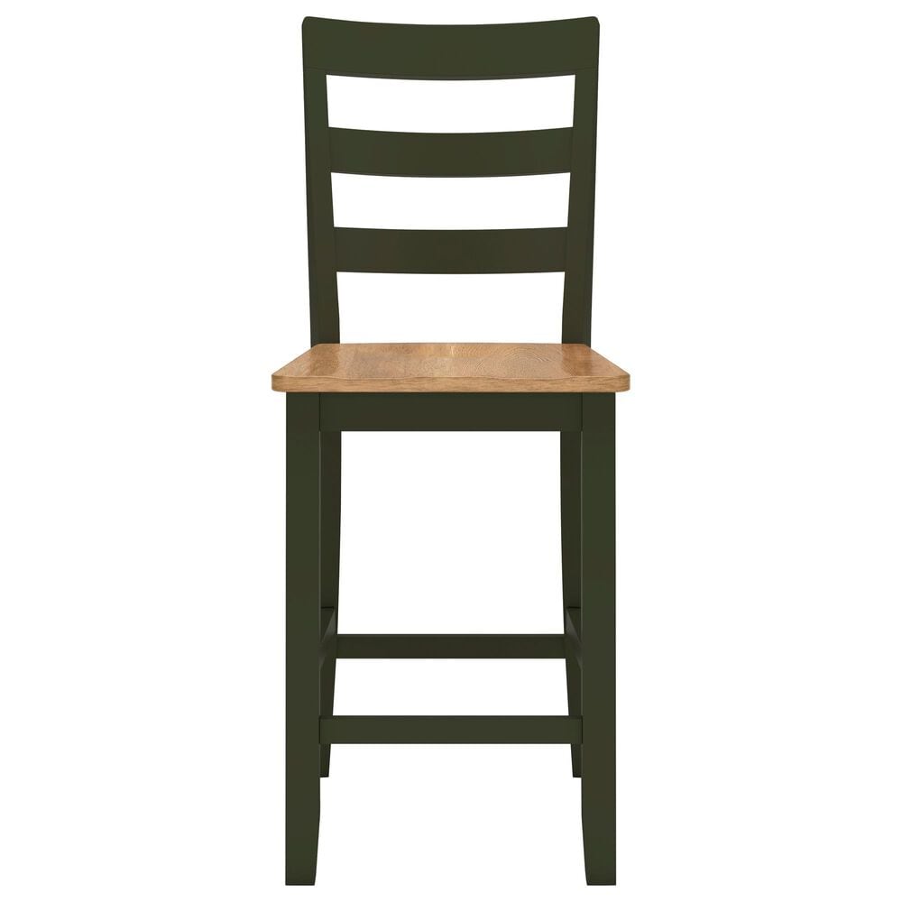 Ashley Gesthaven 5-Piece Counter Dining Set in Natural and Green , , large