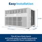 GE Appliances 8000 BTU Smart Electronic Window Air Conditioner in White, , large