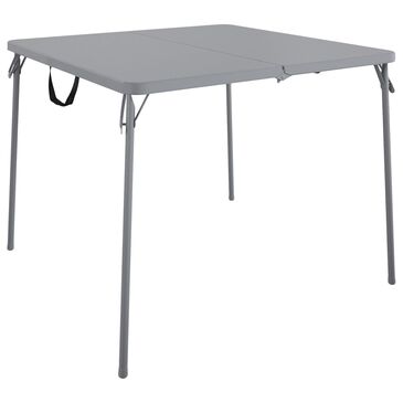 DHP 38.5" Fold-in-Half Card Table with Handle in Gray, , large