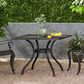 Hearth and Haven Cayman Outdoor Dining Table in Black - Table Only, , large