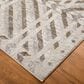 Feizy Vancouver 39NQF 9" x 12" Beige and Brown Area Rug, , large