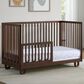 Oxford Baby Meridian 2-Piece Nursery Set with 3-in-1 Convertible Crib and Guard Rail in Cognac, , large