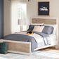 Ashley Charbitt Full Panel Bed in Oak Grain and Matte White, , large