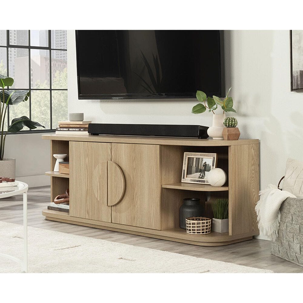 Sauder 60&quot; TV Credenza in Harmony Ash, , large
