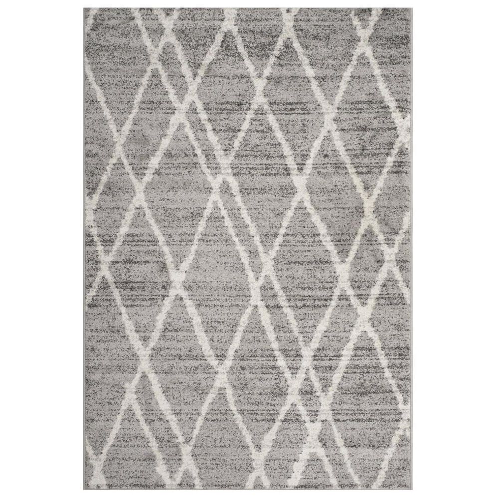 Safavieh Adirondack ADR128B 6" x 9" Ivory and Silver Area Rug, , large