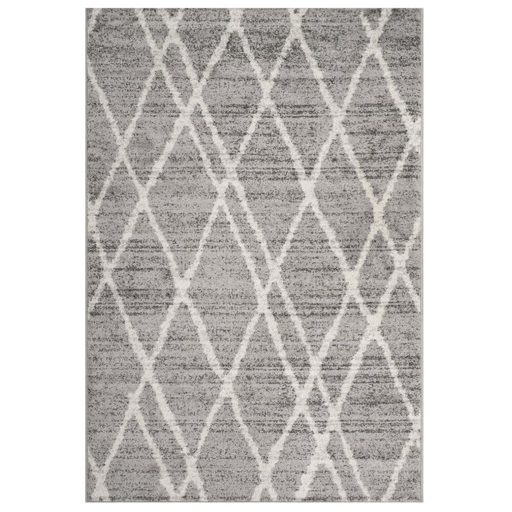 Safavieh Adirondack ADR128B 6" x 9" Ivory and Silver Area Rug, , large