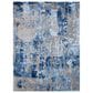 Nourison Prismatic PRS10 5"7" x 7"5" Blue and Grey Area Rug, , large