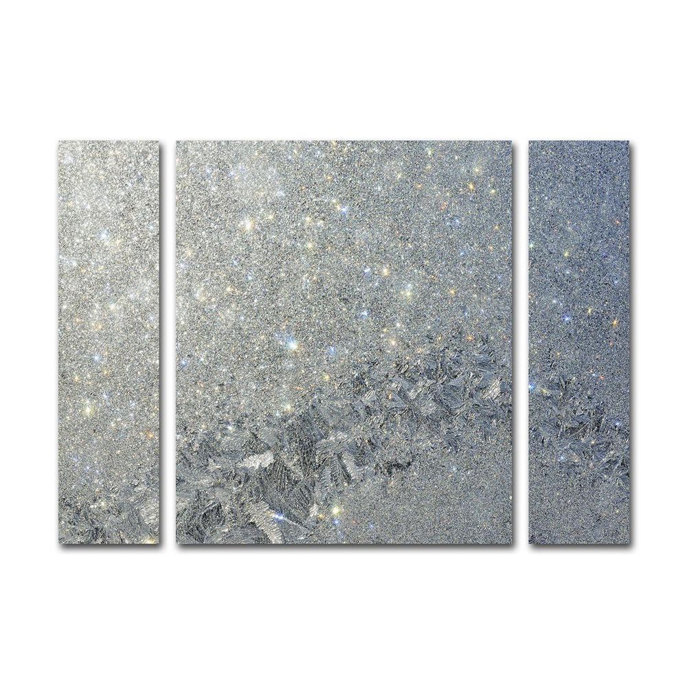 Timberlake "Frost Pattern Sun Stars" Large Multi Panel Art Set, , large