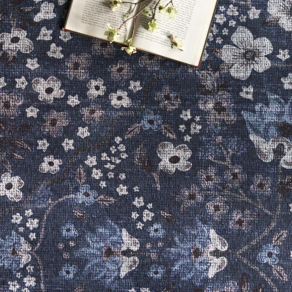Rifle Paper Co. Palais PAL-02 7&#39;6&quot; x 9&#39;6&quot; Navy Area Rug, , large