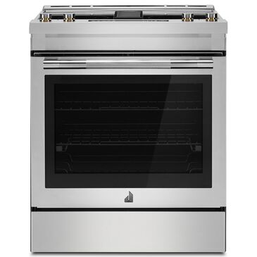 JennAir 6.2 Cu. Ft. Rise 30" Electric Downdraft Slide-In Range in Stainless Steel and Black, , large